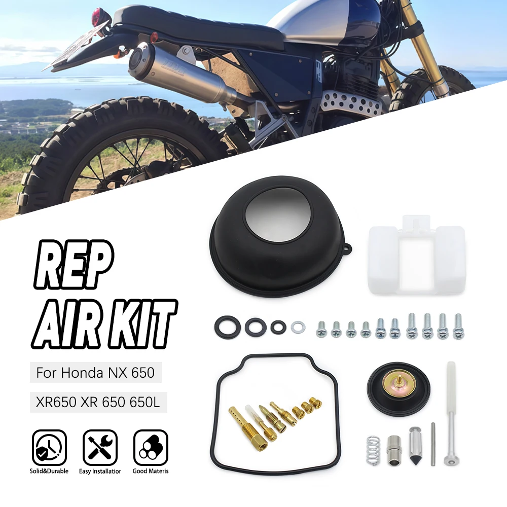 Carburettor Repair Kit For Honda Nx650 Dominator Xr650 Xr650L Float Needle Valve Gasket Diaphragm