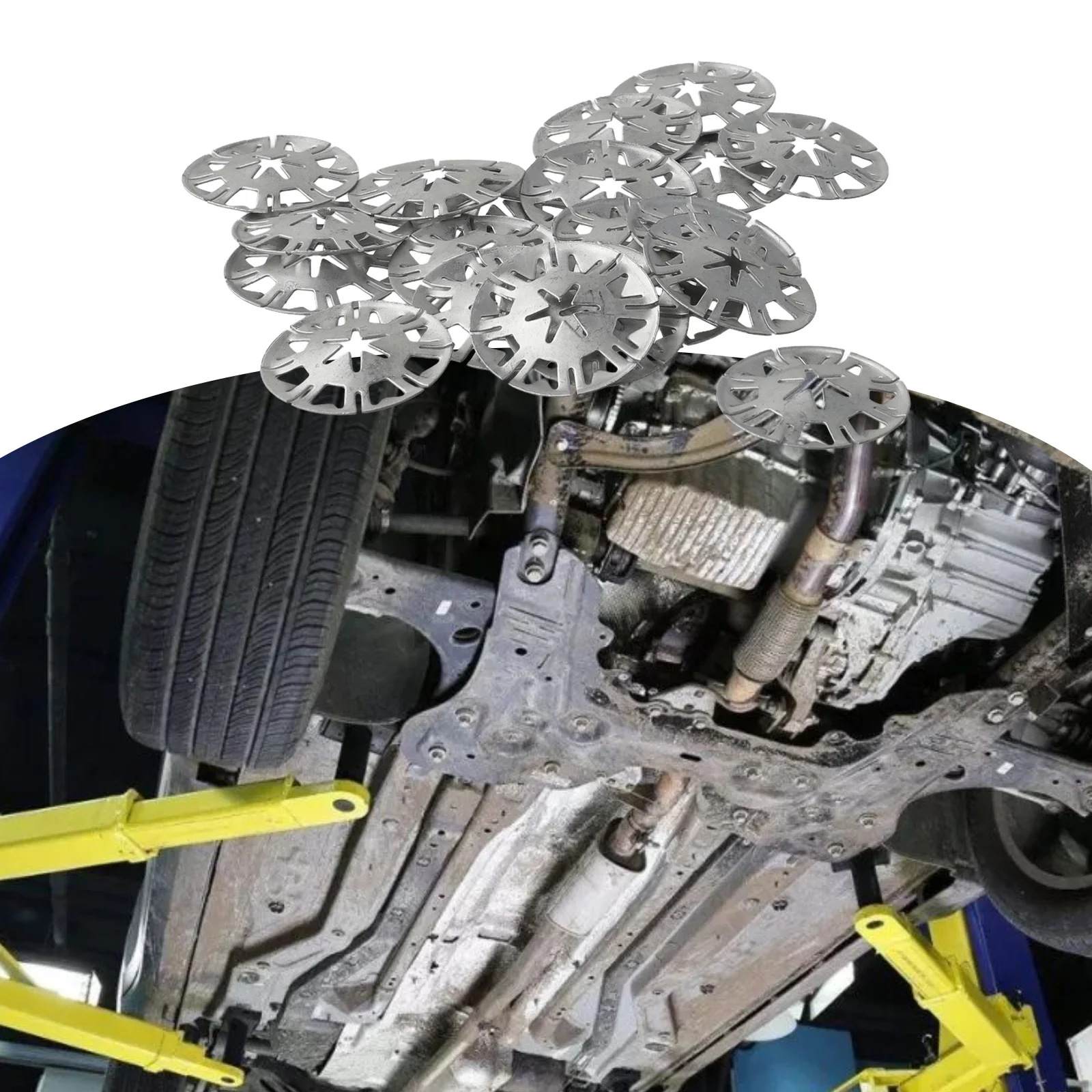 

Автомобильная фиксация Φ 20 шт./комплект, подпружинные аксессуары, выхлопная обогрев, Электронная гайка, фиксатор с нажимом, абсолютно новый