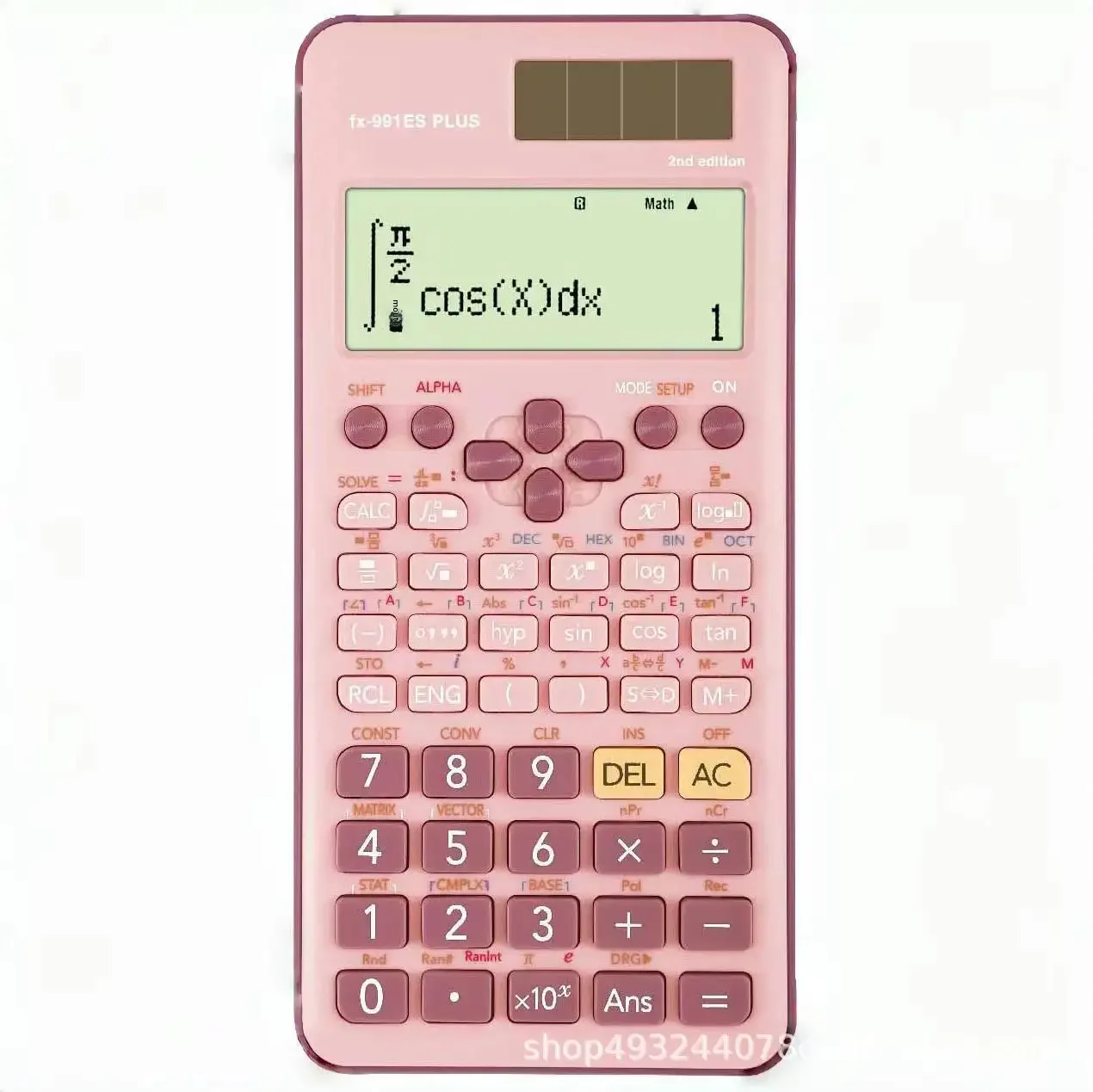 Fx991esplus Second Generation Science Calculator Function Calculator Colorful Logo For Cross-border Trade Students