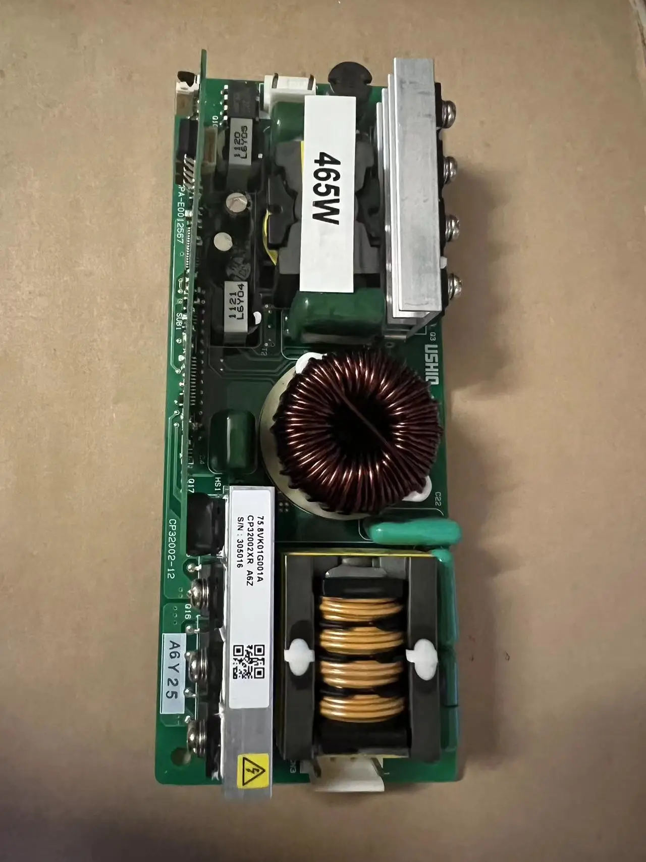 

Replacement NSHA465W Projector Power Board For Barco PGXG-61B / PGWX-61B / PGWU-61B Projectors