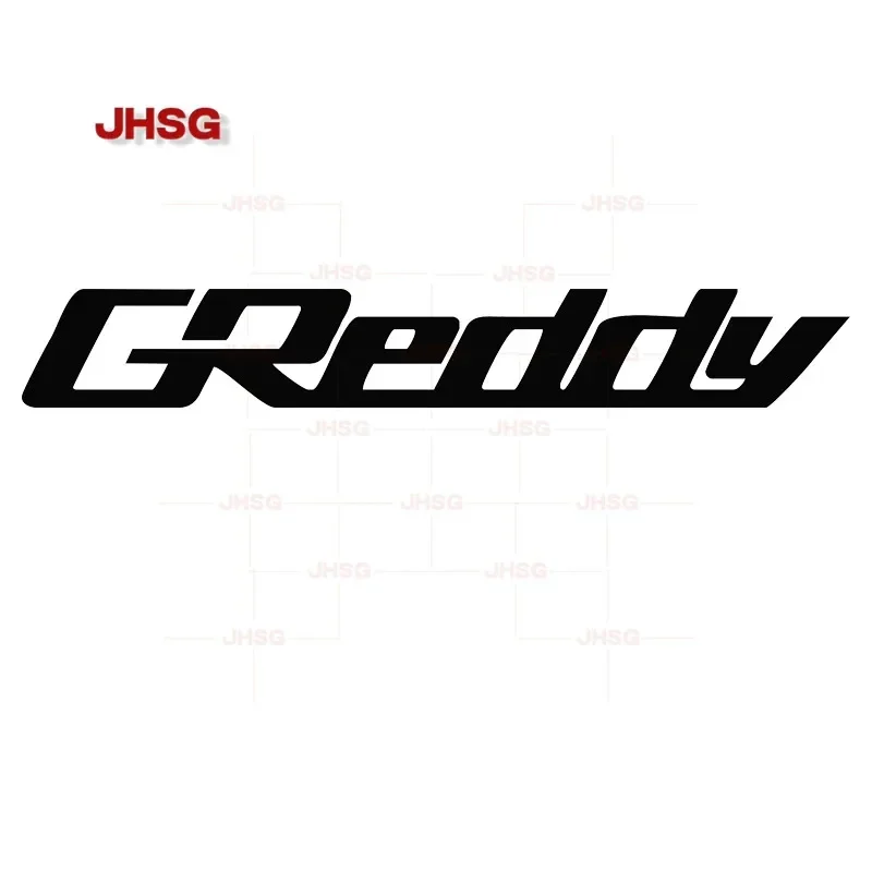 GREDDY Style Vinyl Car Sticker Die Cut Waterproof Sunscreen Anti Scratch Decal for Car Bumper Auto Accessories