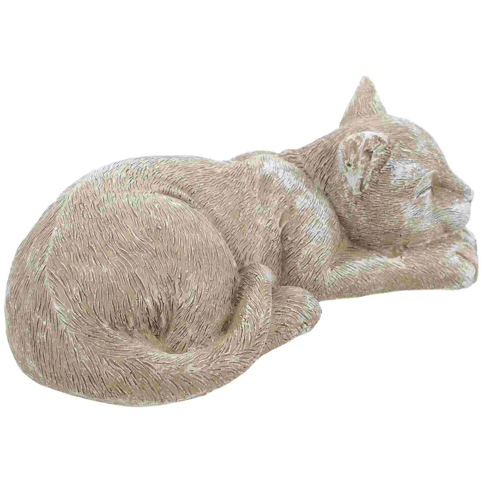 Garden Pet Memorial Tombstone Statue Cat Dog Cemetery Decorative (Dog) Temporary Grave Markers for Headstone Ornament Animal