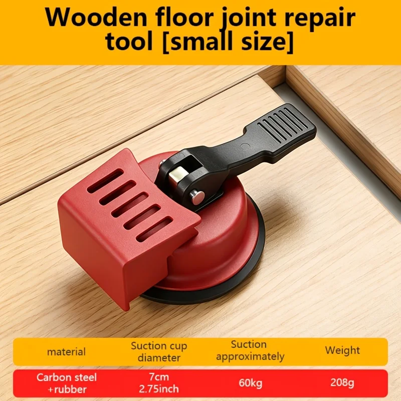 Robustes Bodenfugen-Reparaturwerkzeug mit Saugnapf, Industriequalität Laminatboden-Reparaturset für Vinyl-Planken & Holzböden