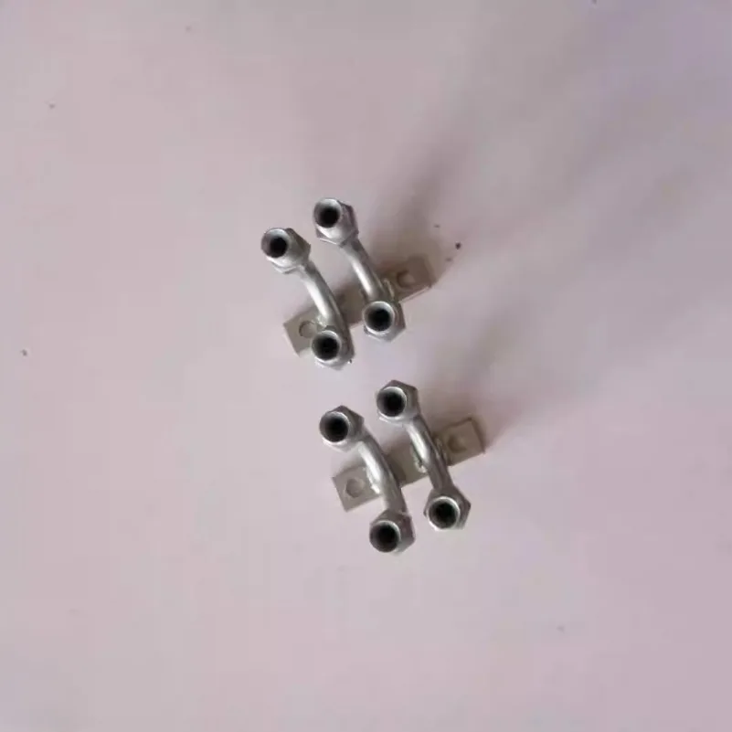 2pcs  Hydraulic 4-Way Connector Side Shifter Oil Pipe Joint for Heli Hangcha 1-3 Ton Forklift Parts