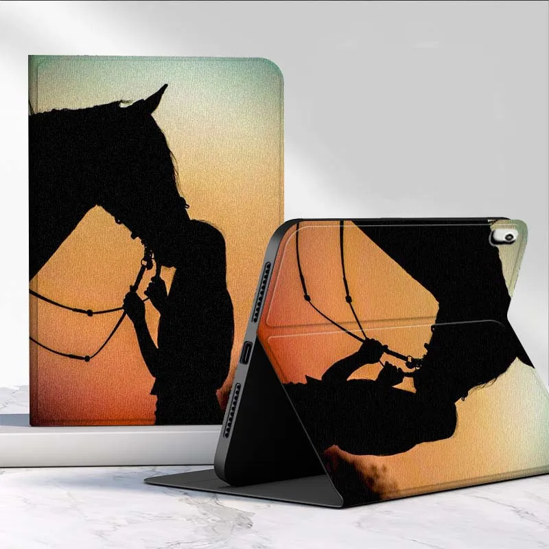 Silhouette Horse For Huawei MediaPad MatePad Pro Air 12 X T5 T10S M6 M5 C5e SE 11 11.5 10.4 Inch Tablet Case