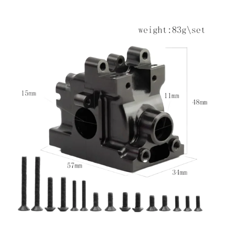 Metal Gear pudełko obudowa skrzyni biegów IF408 dla Kyosho INFERNO MP9 MP10 MP10E 1/8 akcesoria części do ulepszenia samochodów zdalnie sterowanych