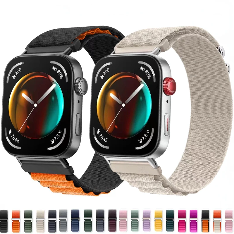 Correa Alpine para Huawei Watch Fit 3, Correa de nailon, pulsera transpirable para Huawei Watch Fit3, Correa, accesorios de pulsera deportiva