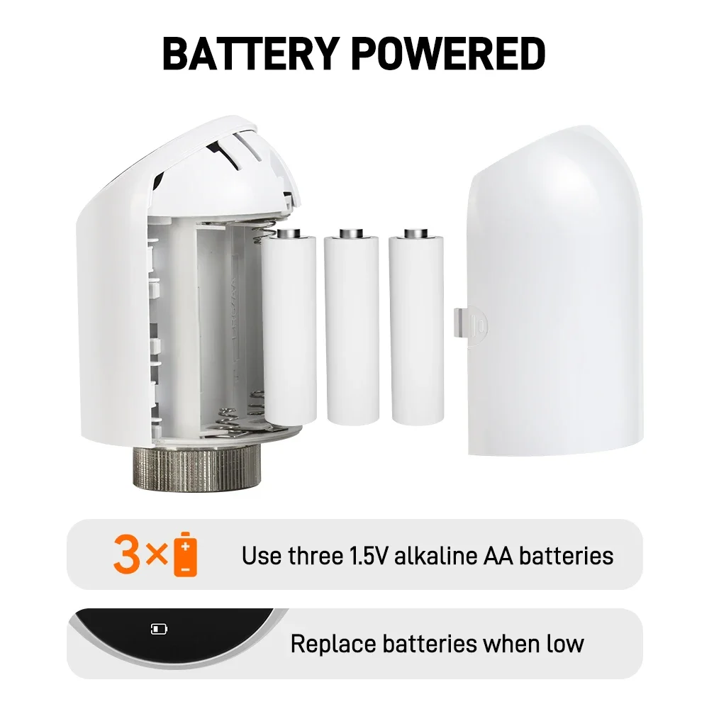 Beok Tuya Smart Home WIFI Radiator Thermostat Valve Zigbee Heating Programmable Thermoregulator with Alexa Google Home