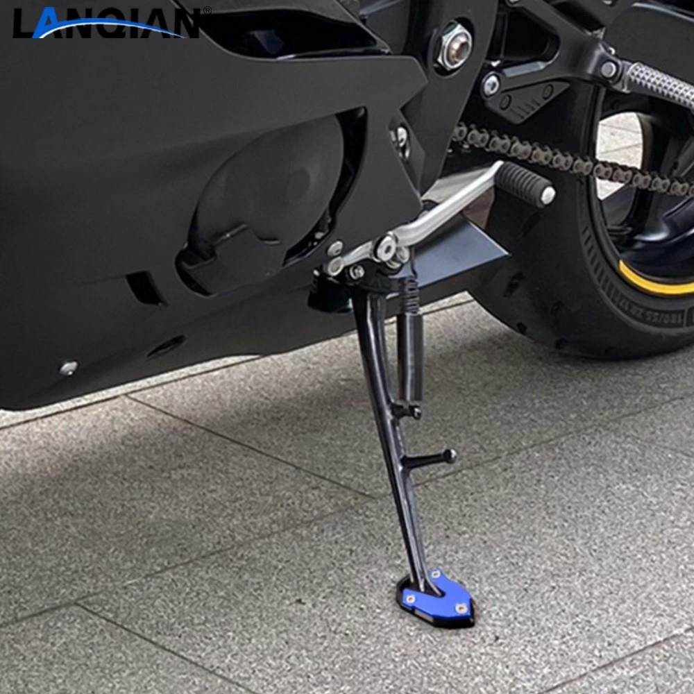 

Motorcycle Side Stand Enlarge Kickstand Enlarger Support Extension Part For YAMAHA YZF-R6 YZFR6 2017 2018 2019 2020 2021 2022