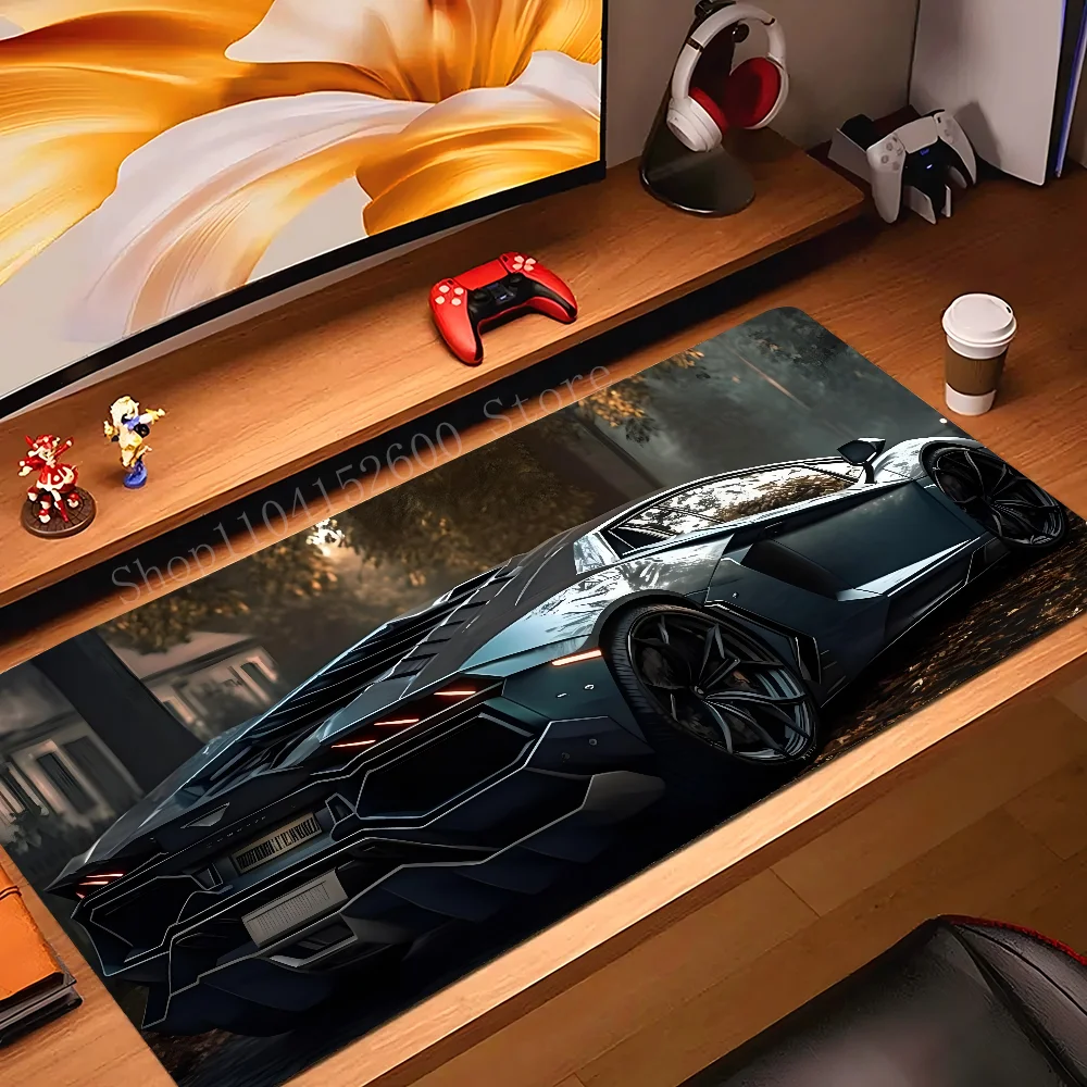 

Cool Car Mousepad Mouse Mat Desk Mat With Pad Gaming Accessories Prime Gaming XXL Keyboard Pad Padding Mat