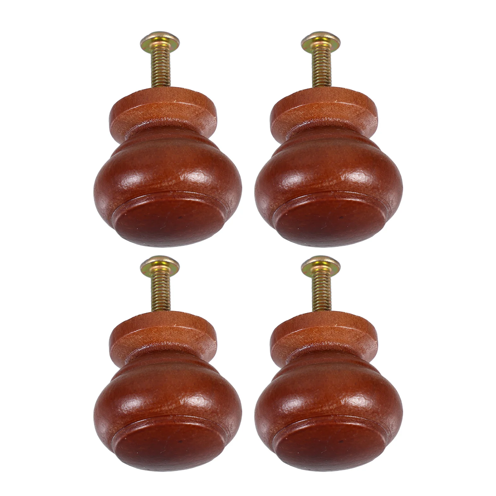 4 قطعة قبضة مريحة مقابض الأدراج الخشبية نمط الفطر للمطابخ غرف النوم غرف المعيشة مقابض أدراج خشبية