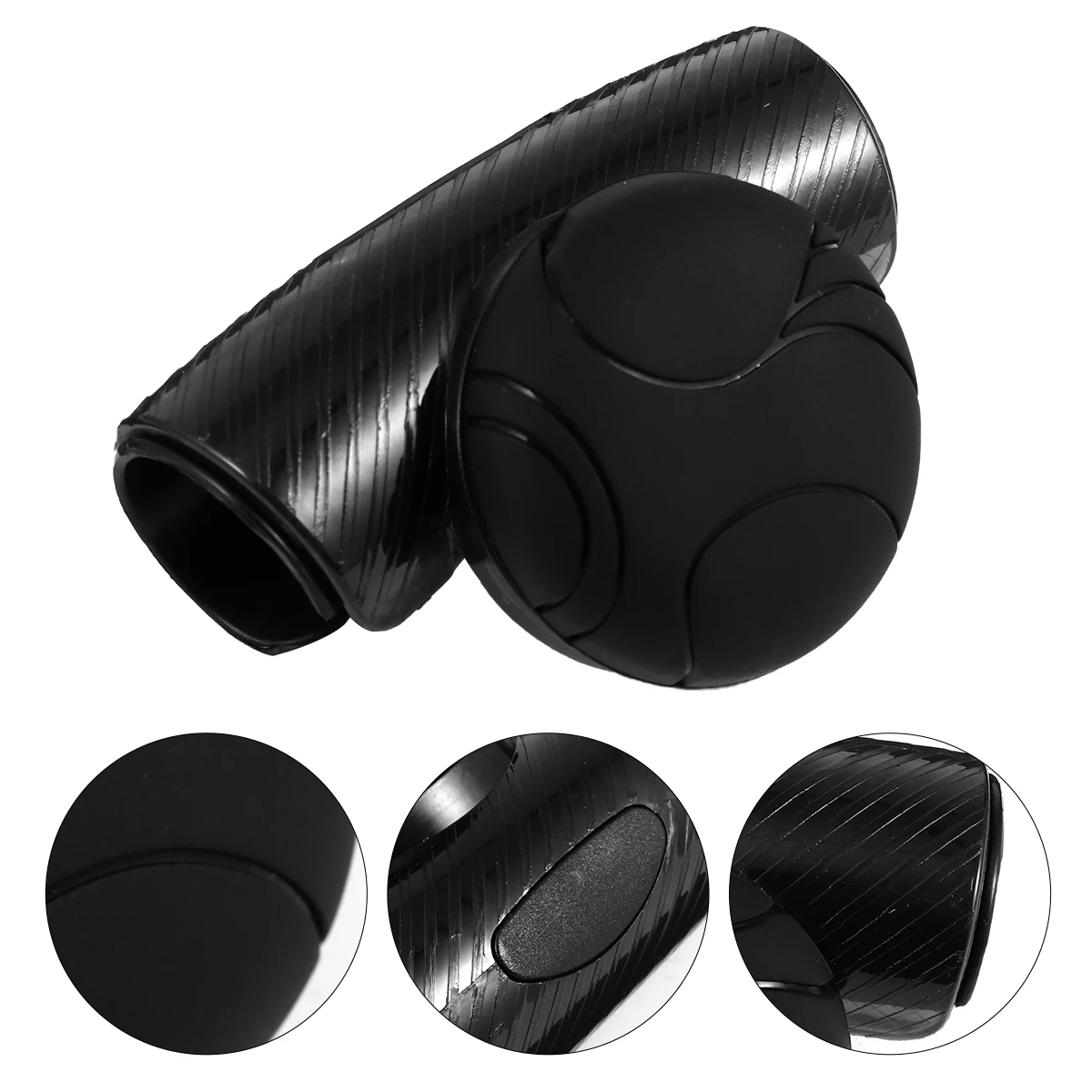 

Steering Wheel Knob Durable Handle Booster Ball Universal Car Accessories PVS Grip Black High Grade Material Strong Construction