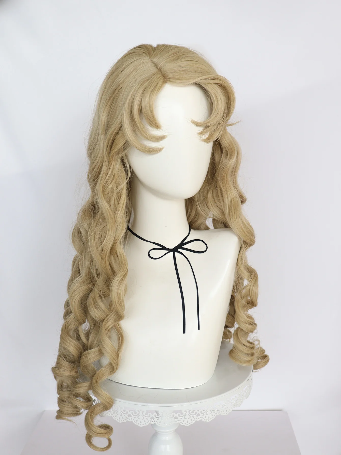 Synthetic 26inch Princess Curly Wavy Long Brown Sleeping Beauty Aurora Cosplay Wig for Halloween Christmas School Thanksgiving image 3