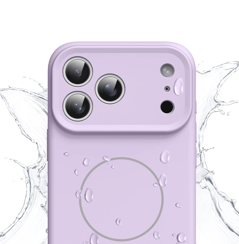 iPhone 17 16 Pro Max用、iPhone Air Case ELVEV マグネット式ハードPC + ソフトTPUテクスチャ防水保護電話ケース