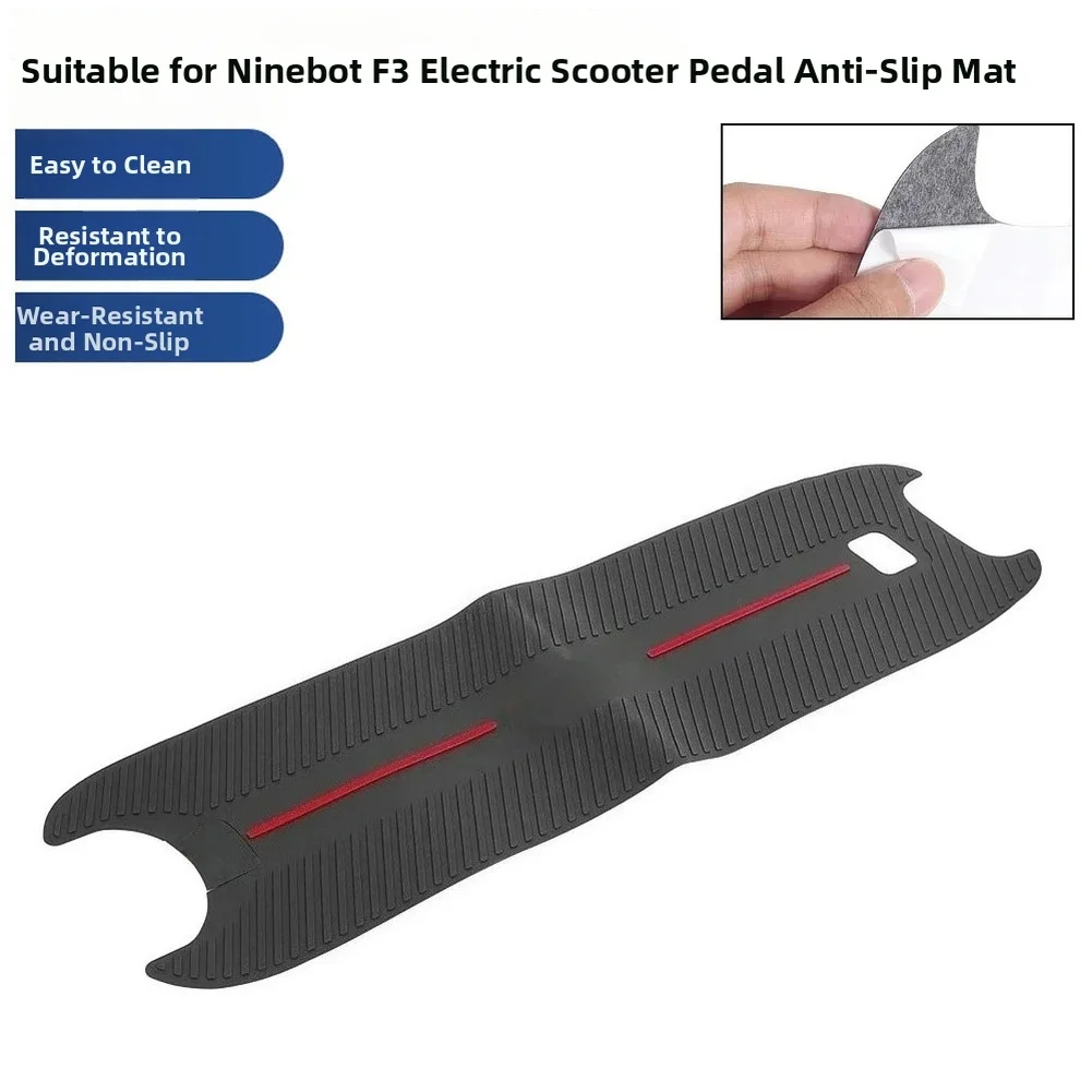 Anti Slip Foot Pad for Ninebot F3 - Silicone Deck Mat with Textured to Promote Grip and Reduce Sliding During Use