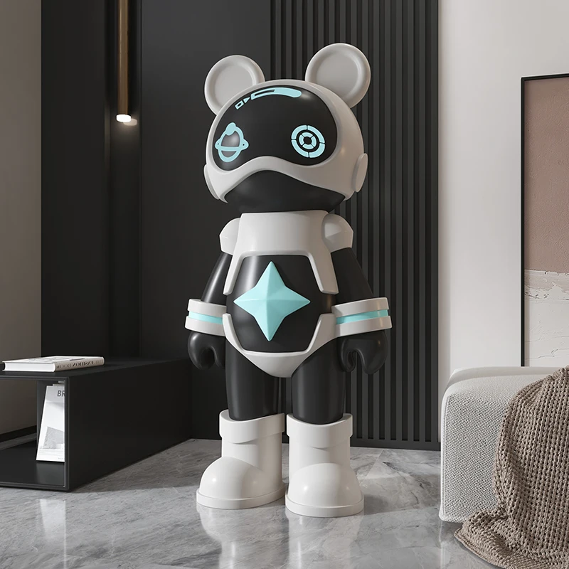 

Trend: light luxury, violent bear dolls, landing large-scale ornaments, trendy play figures, TV cabinets, home decoration