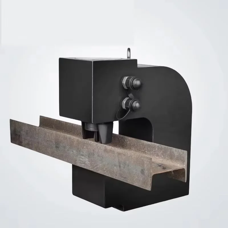 H type CH-80 hydraulic puncher machine iron plate angle steel channel steel plate punching machine with 0.75kw electric pump