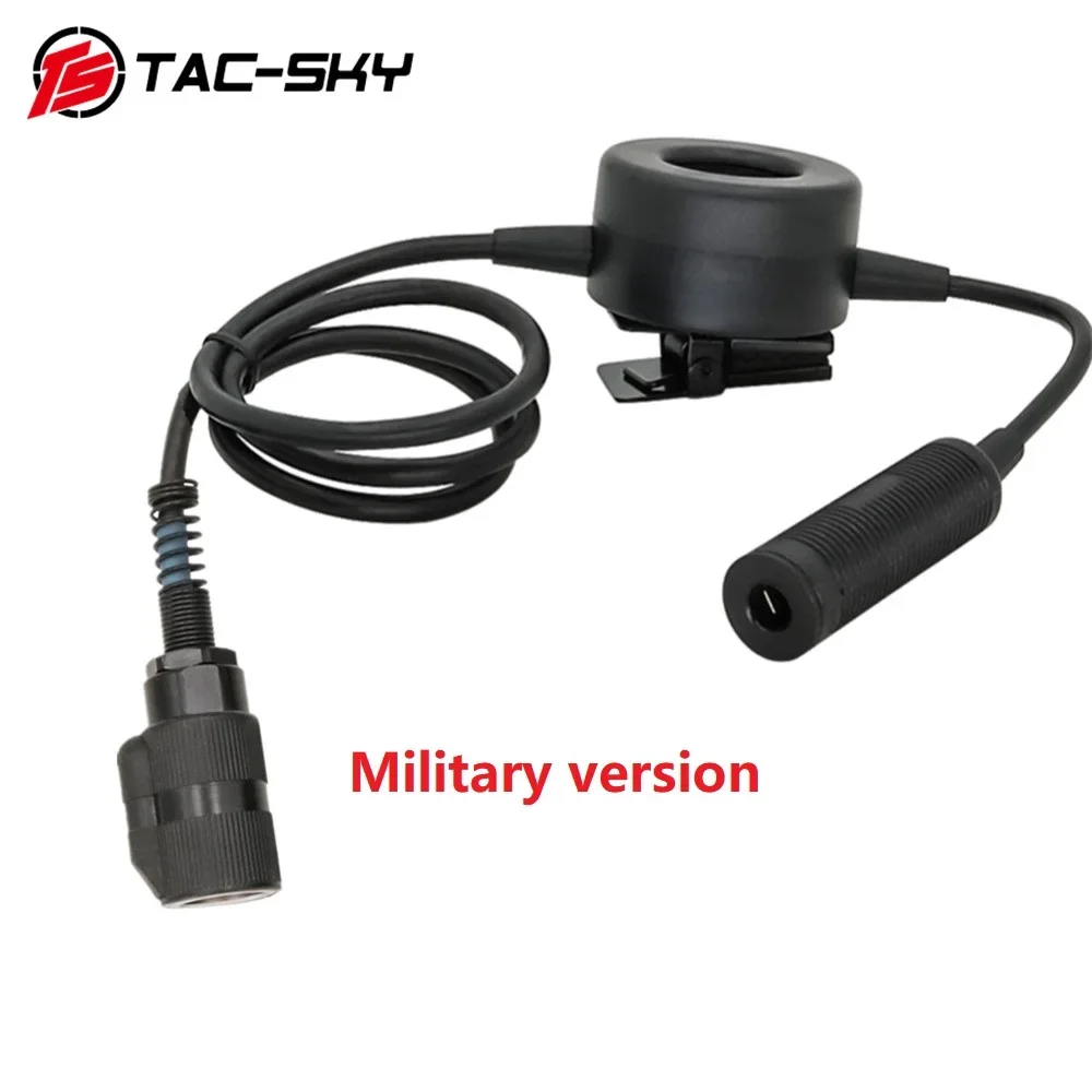 

TAC-SKYTCI PTT Military Version PTT Adapter 6 Pin PRC 148 152 Ptt Compatible With COMTA SORDIN Original Headset