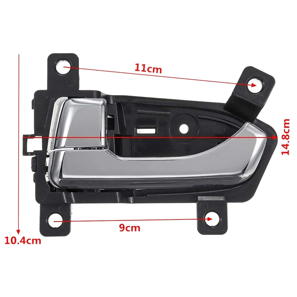 Poignée de porte intérieure droite pour Kia Sportage, magasins de voitures, 2010, 2011, 2012, 2013, 2014, 82610-3W000, 82620-3W000, 2 pièces