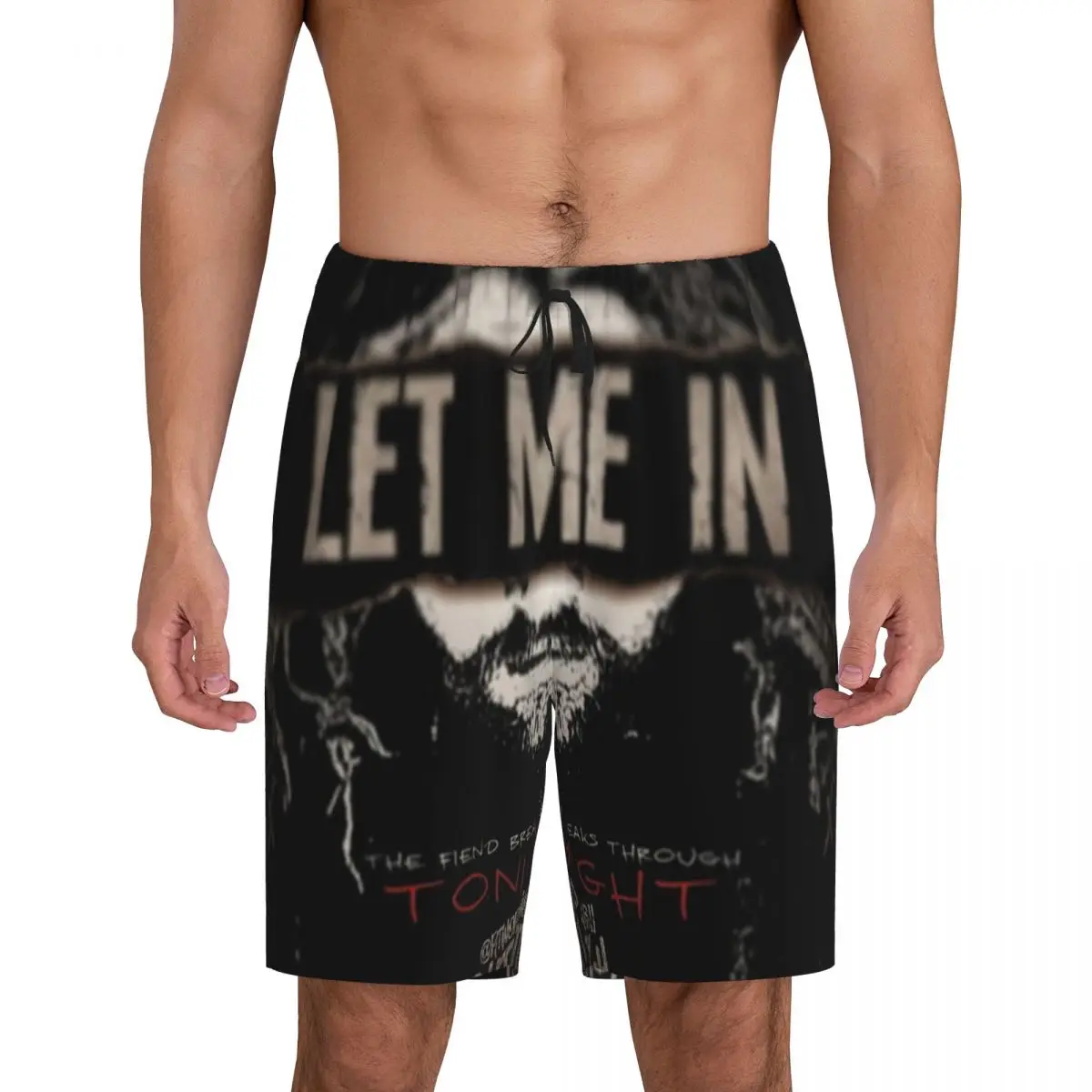 

Custom Bray Wyatt Vintage The Fiend Comics Short Pajama Pants Men Sleepwear Sleep Lounge Bottom Shorts Sleeping Pants