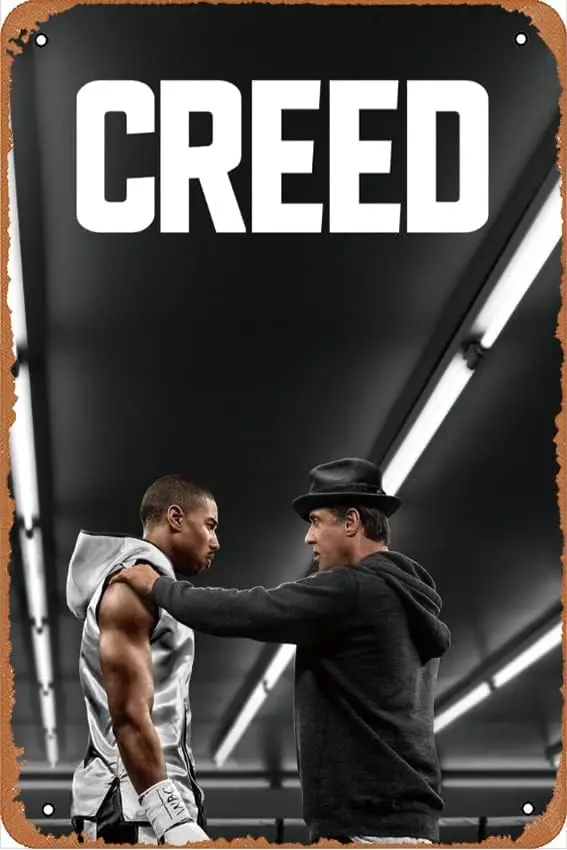 Creed (1985) Movie Poster Retro Metal Tin Sign Wall Home Wall Art Metal Tin Sign,cave,bar,Club, Metal Tin Sign 8x12 Inches