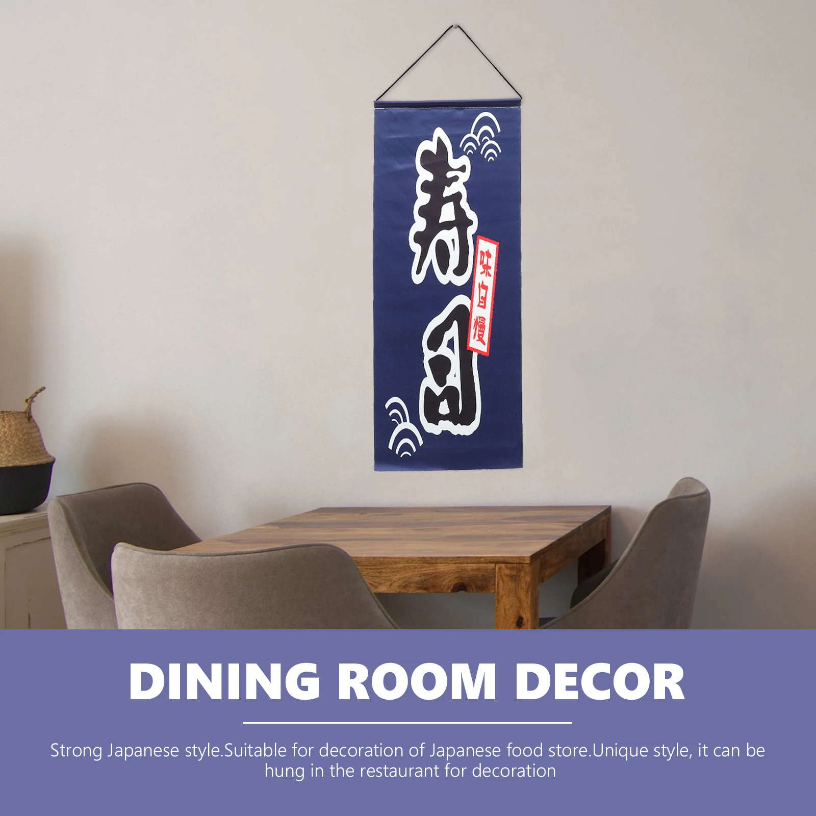 

Japanese Style Banner Flags Metal Cloth Design Holiday Party Outdoor Hanging Decor for Dining Room Restaurant Door