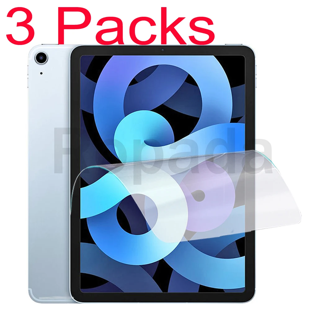 3PCS HAUSTIER weichen screen protector für Apple Ipad 2 3 4 luft 5 10,9 10th gen pro 12,9 9,7 10,2 10,5 7 8 9 10,2 mini 6 schutzhülle film