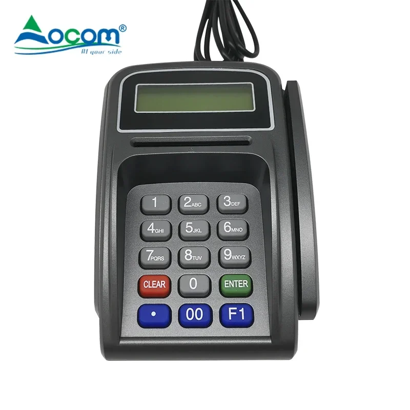 KB887 OCOM 20 Keys Pinpad With LCD and Optional MSR For Computer