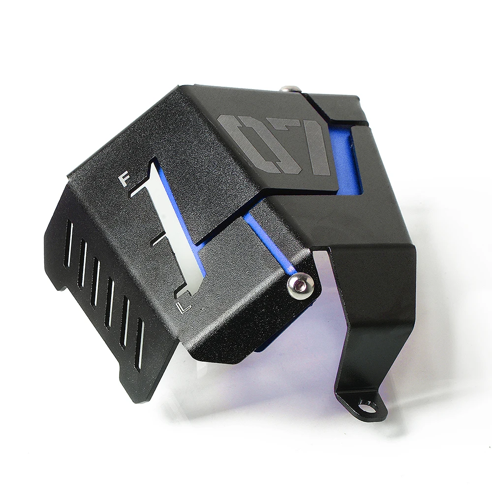 Motorcycle Coolant Recovery Tank Shielding Guard Protector Cover For Yamaha MT07 FZ07 Tracer 7/GT XSR 700 XTribute 2014-2019 2020 2021 2022 2023 2024 MT 07 FZ 07