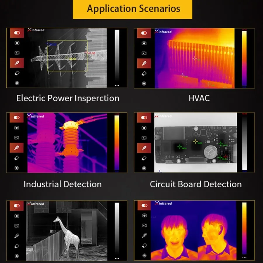 InfiRay Infrared Thermal Imager T3PRO T3S Thermal Imaging Camera For Phone Construction Gas Leak Detector Industrial 384×288IR