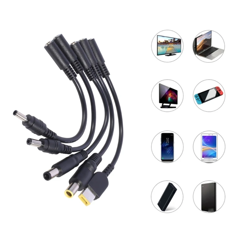 90W  Power Adapter Connector Plug, for Laptop Charger Adapter 4.5x3.0 Female to 7.4x5.0/ 5.5x2.5 7.9x5.4 4.5x3.0 Male