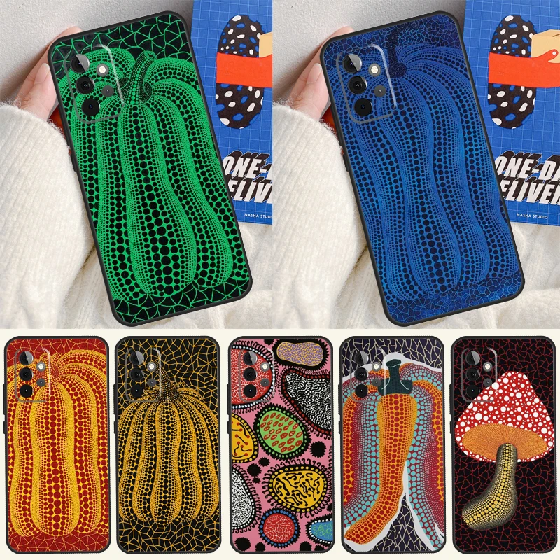 Yayoi Kusama Pumpkin Art For Samsung Galaxy A34 A54 A14 A13 A52 A52S A32 A12 A22 A72 A71 A51 A33 A73 A53 Cover Case