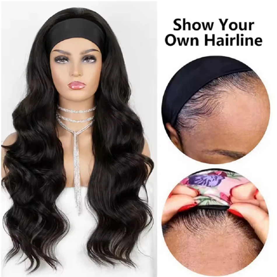 عقال شعر مستعار شعر الإنسان الباروكات الجسم موجة عقال شعر مستعار 100٪ باروكة من شعر طبيعي آلة صنع الباروكات #5