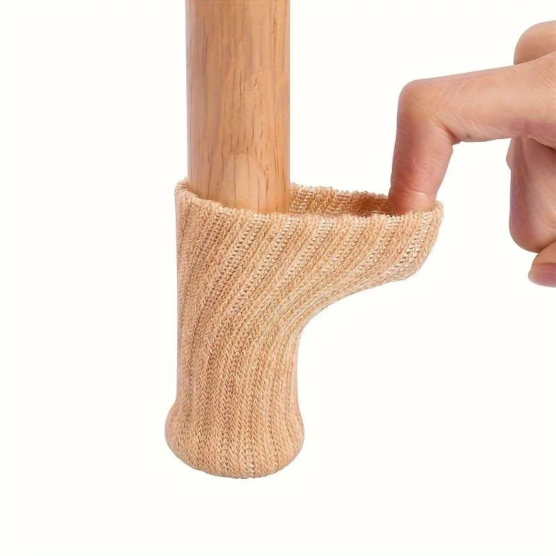 Heavy-Duty Chair Leg Caps with Anti-Slip Pads - High-Elastic Furniture Floor Protectors, Noise-Reducing Stretchable Floor