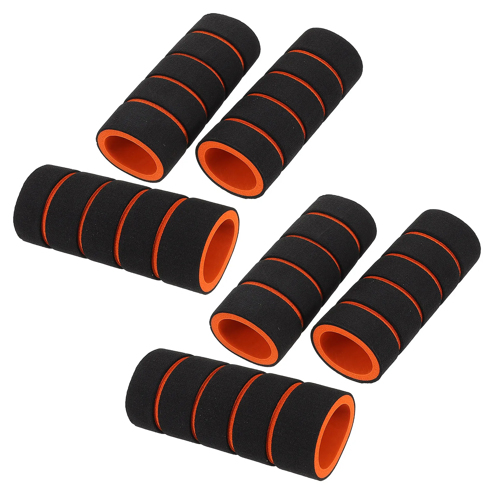 6Pcs Sponge Handlebar Grips Non Slip Pull Up Bar Covers Tubing Grip Set Fitness Equipment Sleeve Cushioned Pads Home Gym