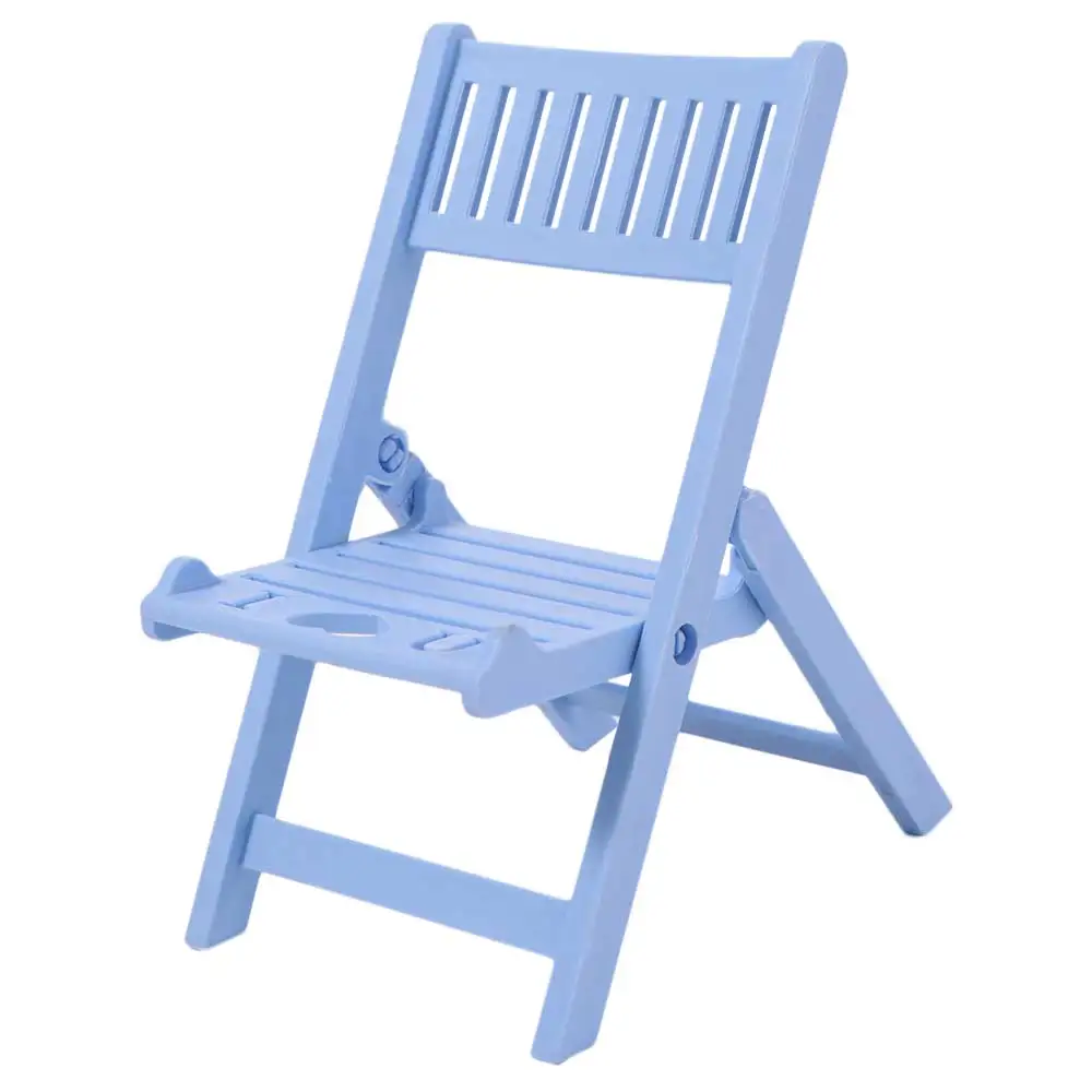 

Plastic Cellphone Stand Folding Desk Decor Chair Shape Phone Holer Mini Multi-functional Cell Phone Bracket Smart Phone Display