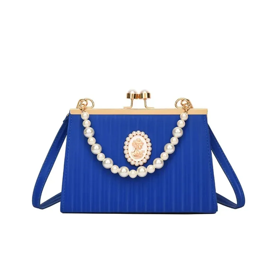 

New fashion niche Europe and the United States and the United States pearl generous shoulder women's bag crossbody handbag