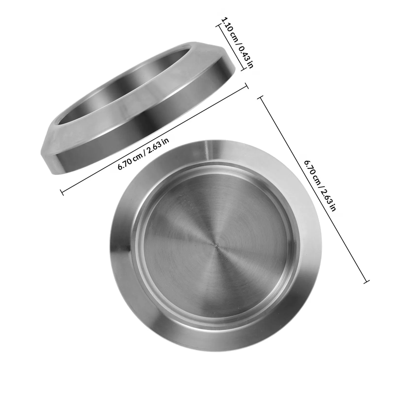 2Pcs Stainless Steel Concealed Sliding Door Pull Handle for Shower Enclosures Glass Cabinets Modern Minimalist Recessed Flush