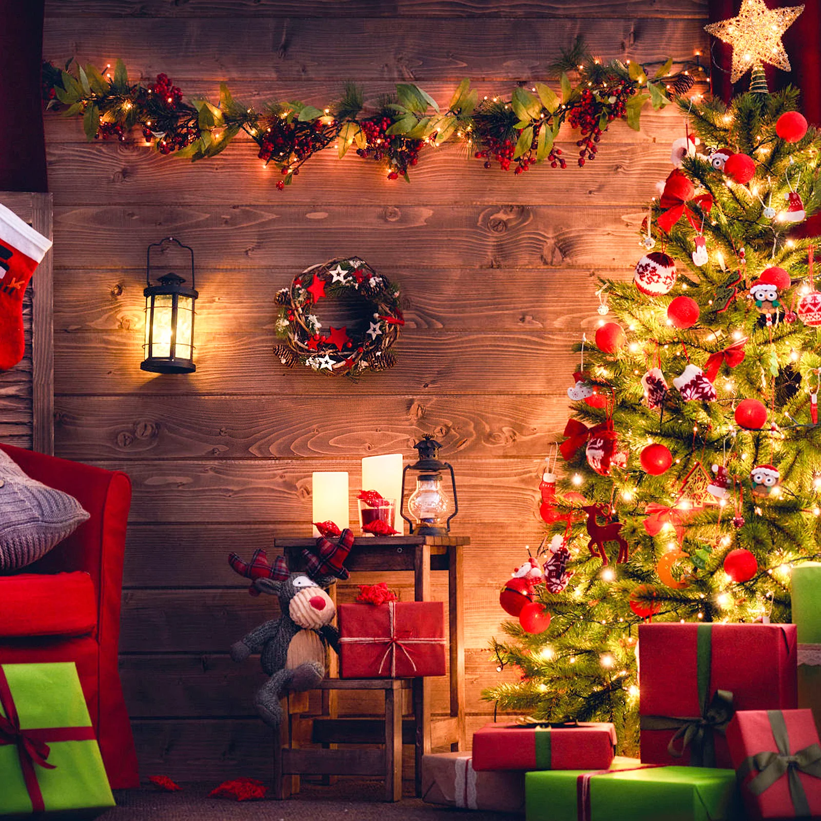 4M 40-Led 3-وضع بالطاقة Led سلسلة أضواء أضواء الزخرفية الملونة لعيد الميلاد حفل زفاف حديقة داخلي في الهواء الطلق