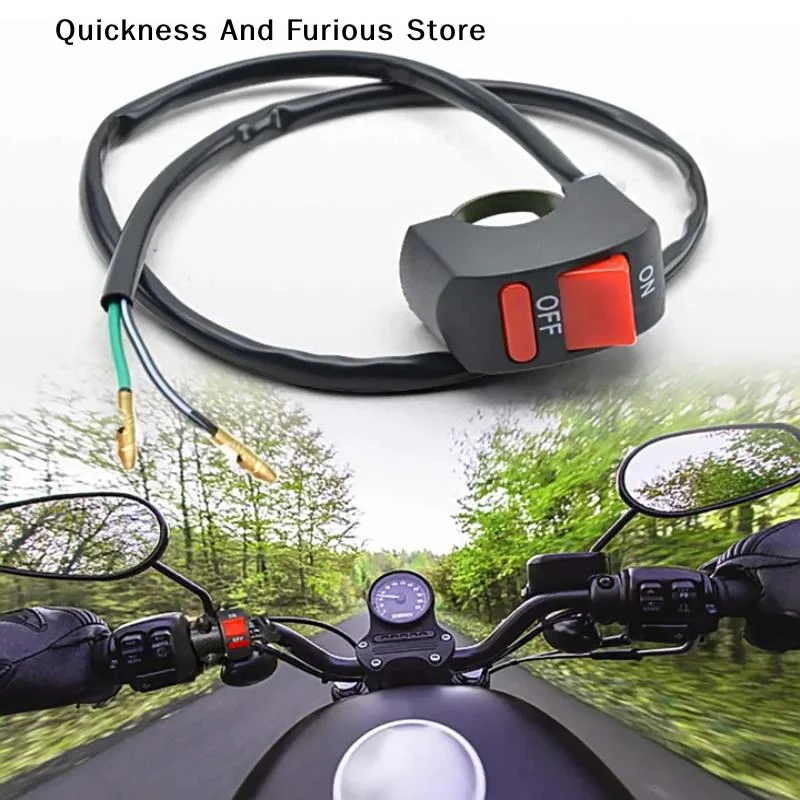 【MO】Motorcycle Handlebar Flameout Switch Motorbike ON OFF Button For Moto Bike Headlight Signal Lamp Universal Control Button