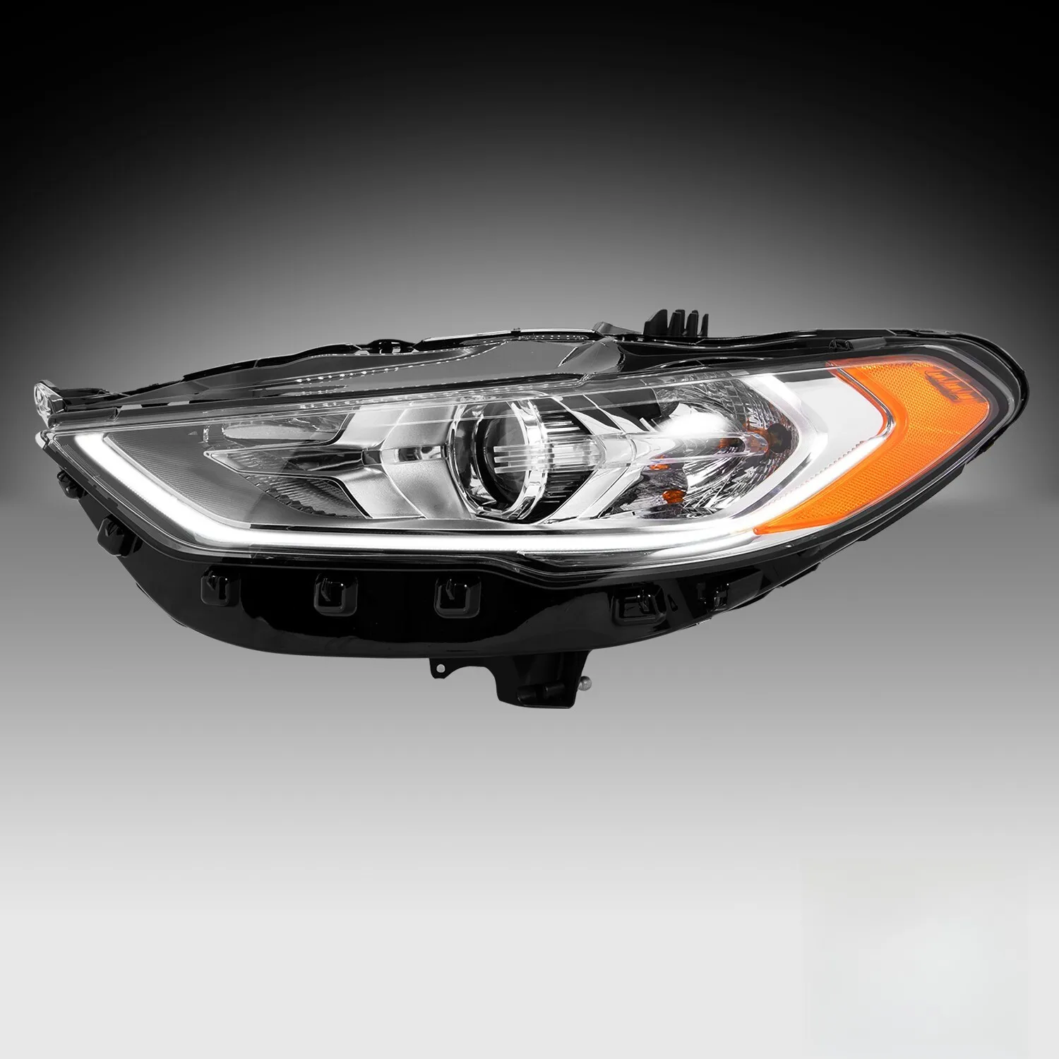 

For 2017-2020 Ford Fusion Projector LED DRL Driver Side Headlight Headlamp LH