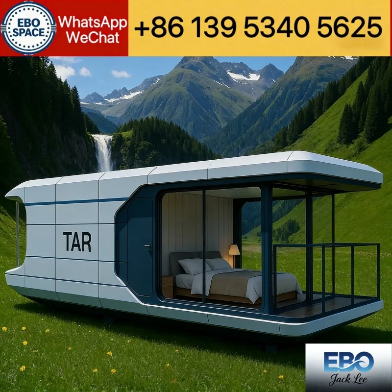 Space Saving Expandable Container House Foldable Design Easy Transport Global Shipping