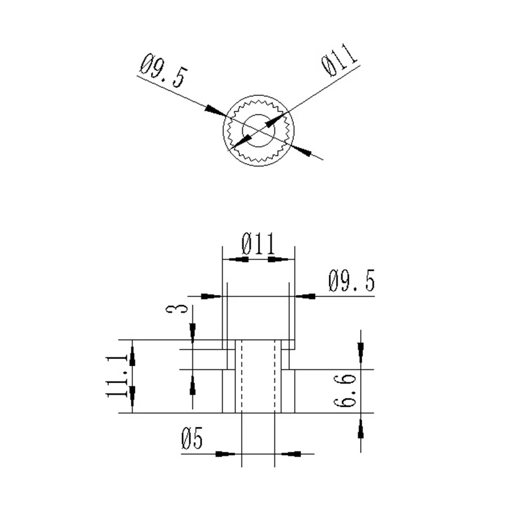 

28 Gear Extruder Wheel Stainless Steel Reducer for 3D Printer Extrusion Wheel Drawing Reliable Fast Installation