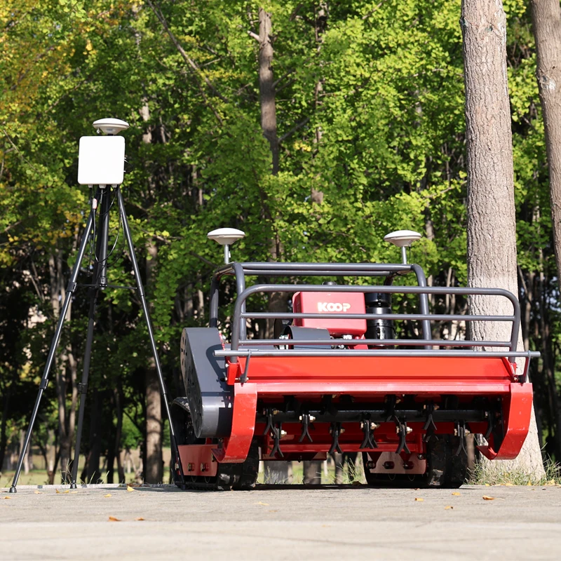 Customized GPS Flail Lawn Mower - Multifunction High-power Engine Remote Robot with 800-1200mm Cutting Width
