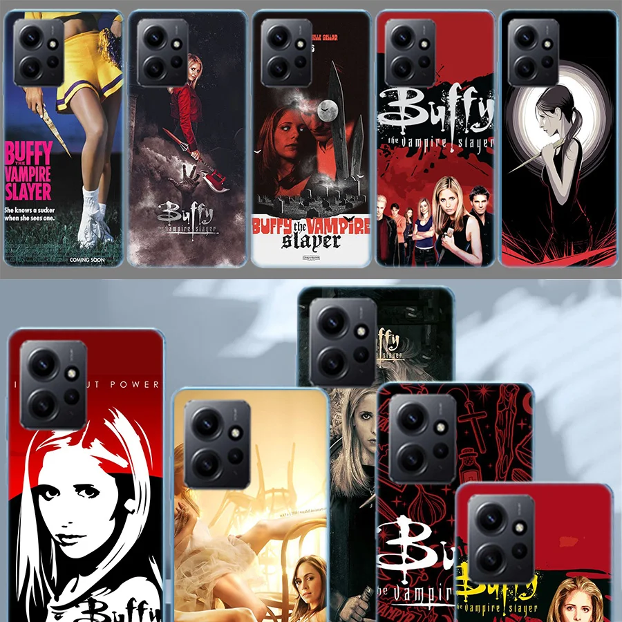 Buffy the Vampire Slayer Luxury Phone For Xiaomi Redmi Note 13 Pro 5G Plus 12 12C 10 10A 10C 9 9A 9C 9T 8 8A K60 K70 Pro 10X S2