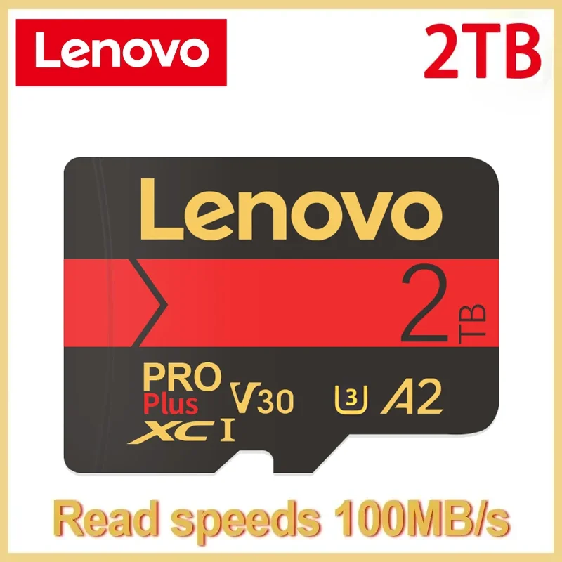 

Карта памяти Lenovo Micro TF SD Card 2 ТБ Pro Plus, высокоскоростная флеш-карта 1 ТБ, 512 ГБ, 32 ГБ, расширенное хранилище данных для телефона/камеры