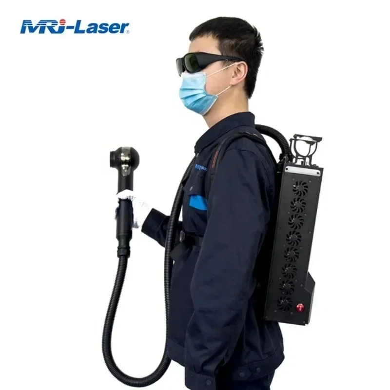 Hot Sales 150W 100W Backpack Laser Cleaner Laser Cleaning Machine for Metal Rust Removal