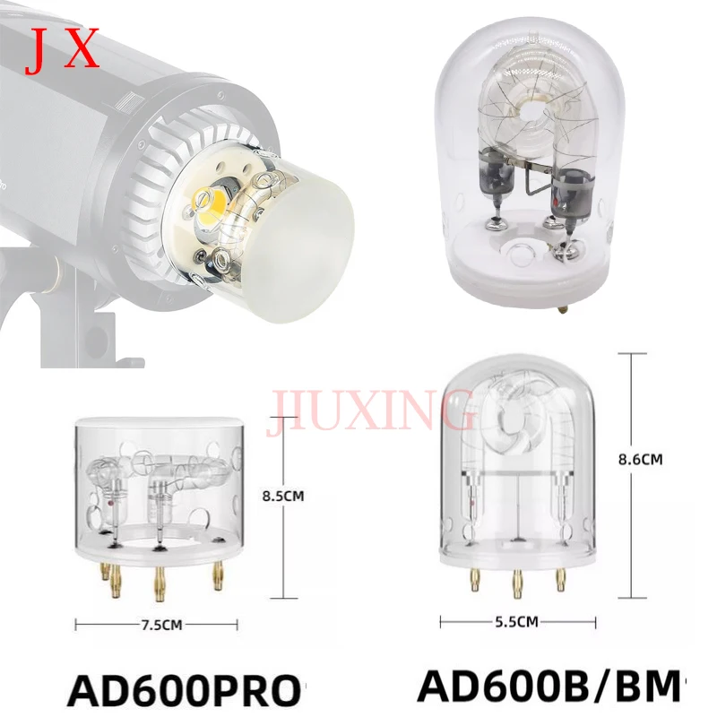 

New Original 600W Flash Tube for Godox AD600 AD600B AD600M AD600BM AD 600Pro Flash Head Bare Bulb Strobe Light Speedlight