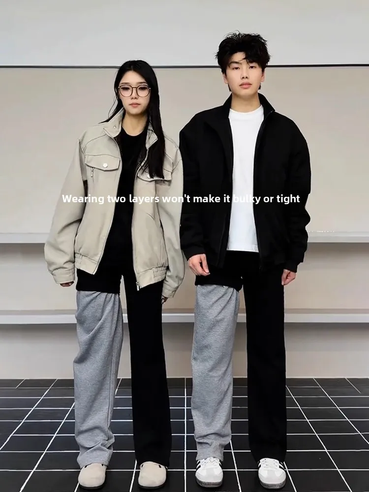 

Мужские джинсы Bla Le Blade с высокой талией, прямые расклешенные брюки, осень-зима, большие размеры, утягивающие повседневные износостойкие брюки