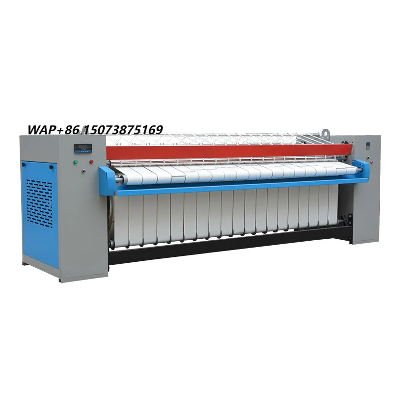New Automatic Single Roller Electric/Gas/Steam Heating Stainless Steel Motor Ironing Machine High Efficiency CE Certified Hotel